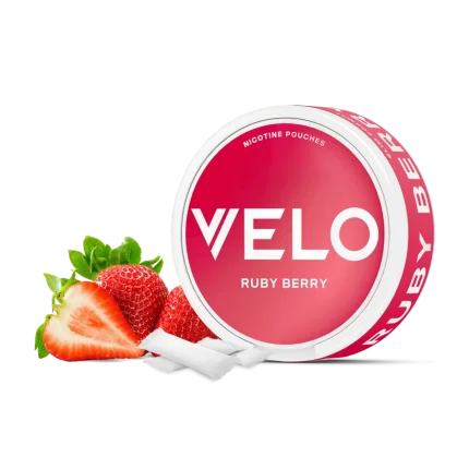 VELO Ruby Berry offers a blend of strawberries with tones of acidity.