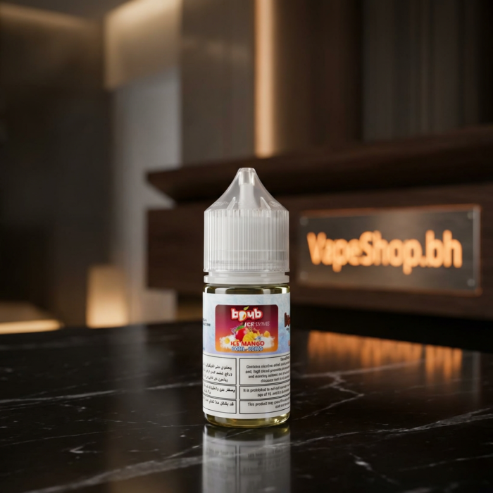 Cherry bombz nicotine salt smooth bold formula e-juice bottle