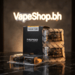 Close-up of Uwell Tripod Pod gallery image, side-fill silicone stopper on 2.0ml pod with Pro-FOCS coil Bahrain vape