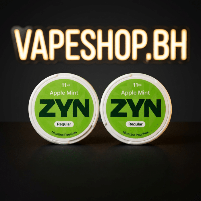 Assortment of zyn nicotine pouches flavors like spearmint, white slim pouches tobacco-free option.