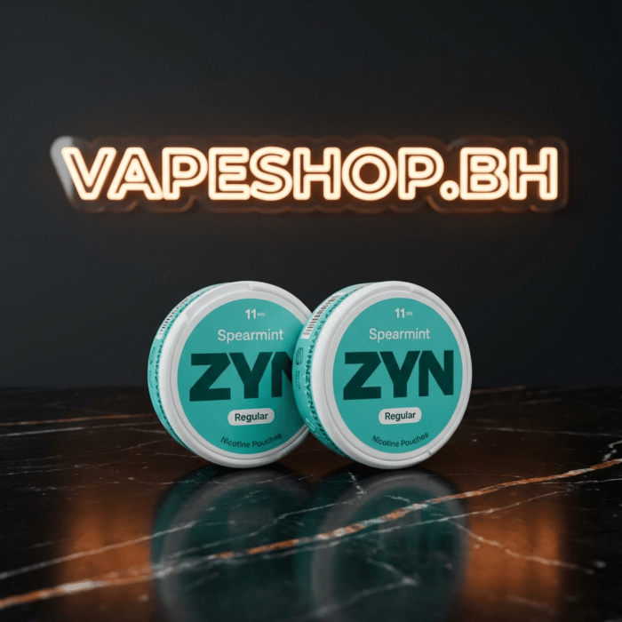 Zyn strong nicotine pouches 6mg slim can, dry all-white pouches for experienced bahrain nicotine users.