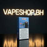 BOMB X TIKOBAR 20k high-capacity disposable vape in Bahrain, top-down view of sleek mouthpiece.