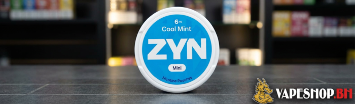 Zyn nicotine pouches tobacco-free pouch sitting between upper lip and gum