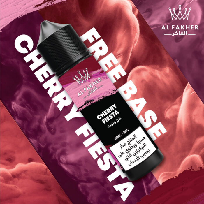 Alfakher e-liquids 60ml freebase 3mg front label, ideal nicotine e-juice for bahrain vape users