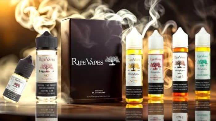 Ripe vapes vct freebase 50ml bottle with vanilla custard tobacco flavor, 3mg nicotine, premium e-liquid for bahrain vapers