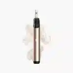 Light pink Kiwi Pen e-cigarette with cotton filter tip and 1.8ml refillable pod