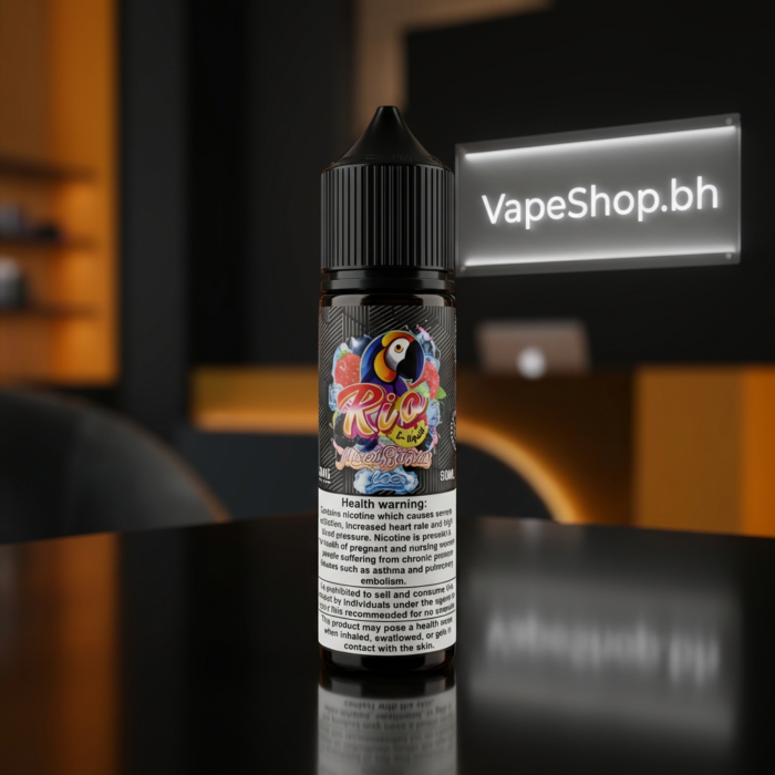 Compact rio freebase e-liquid bottle, versatile freebase vape juice option.