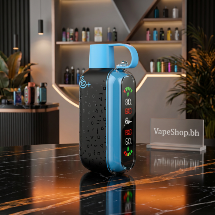 Ultra-compact rio disposable vape in blueberry flavor label, 460mah battery, 300 puffs, ideal bahrain on-the-go vaping.