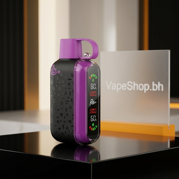 Rio disposable vape with ice lychee flavor sticker, plastic body, anti-leak design, 50mg salt nic for refreshing pulls.