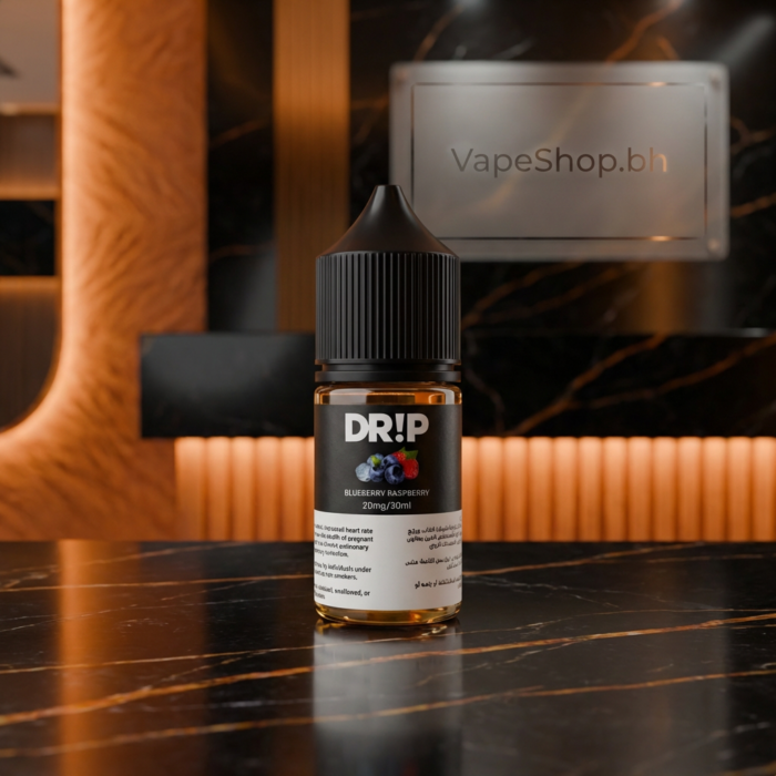 Drip saltnic salt nic e-liquid with clear bottle view, potent nicotine salt formula for bahrain vaping enthusiasts