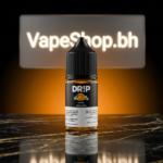 Side profile of DRiP E-Liquids Saltnic, premium salt nic e-liquid bottle, Bahrain's top nicotine salt vape option