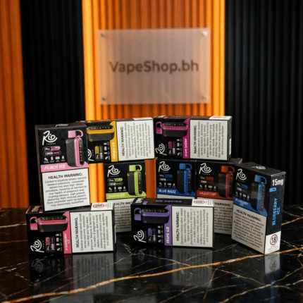 Compact Rio Disposable Vape in USB-stick shape, sleek plastic body with on/off switch, 50mg nic salt for Bahrain vapers.