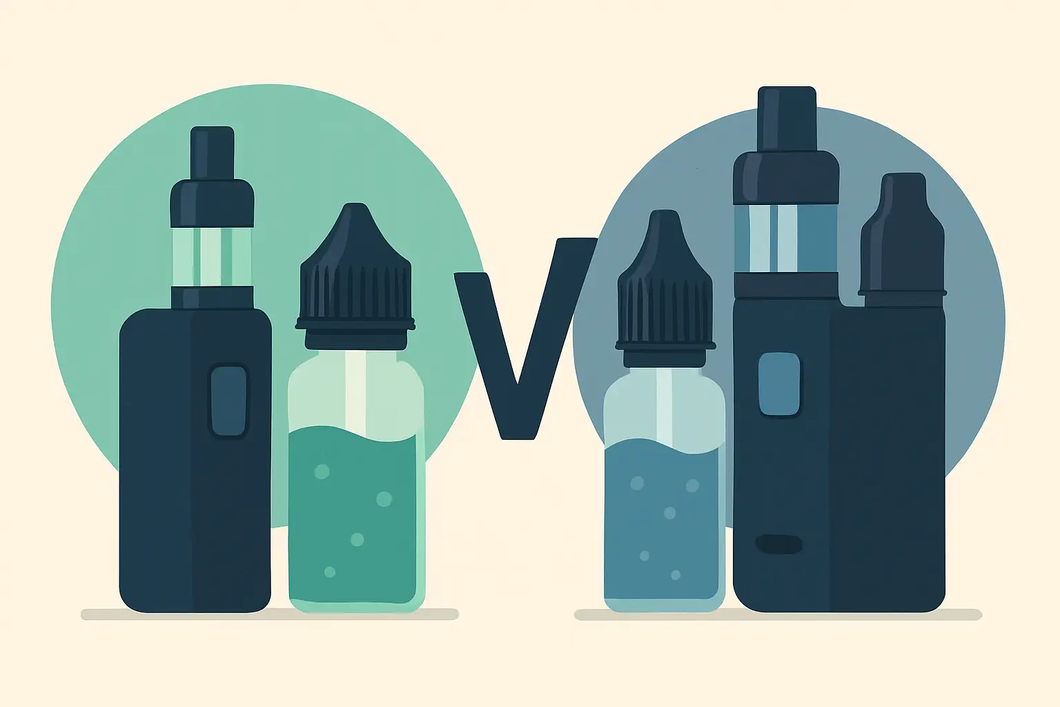 Nicotine salts vs freebase e-liquid