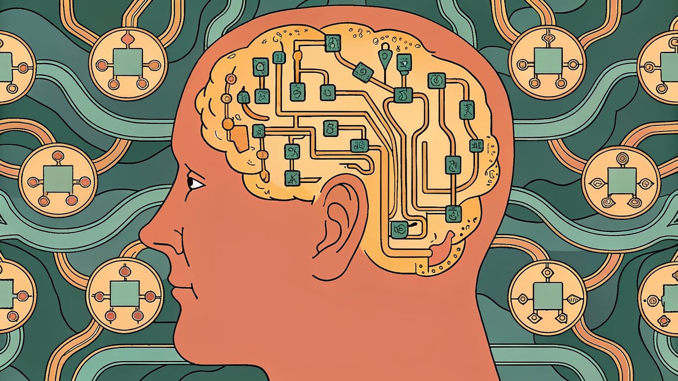 Illustration showing the multisensory perception of vape flavor, with taste, smell, and temperature inputs combining in the brain.