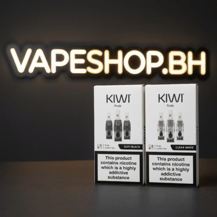 Kiwi replacement pods pack for vape devices, fresh green kiwi flavor, Bahrain vape shop pods and coils