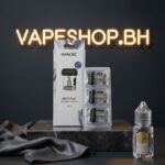 **SMOK Mico Pod** close-up displaying on/off switch, pod base markings, compact MTL pod for Bahrain vape shop.