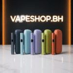 IQOS ILUMA i standard in navy glossy finish, lightweight 74g design with auto-start feature, perfect for Bahrain on-the-go use.