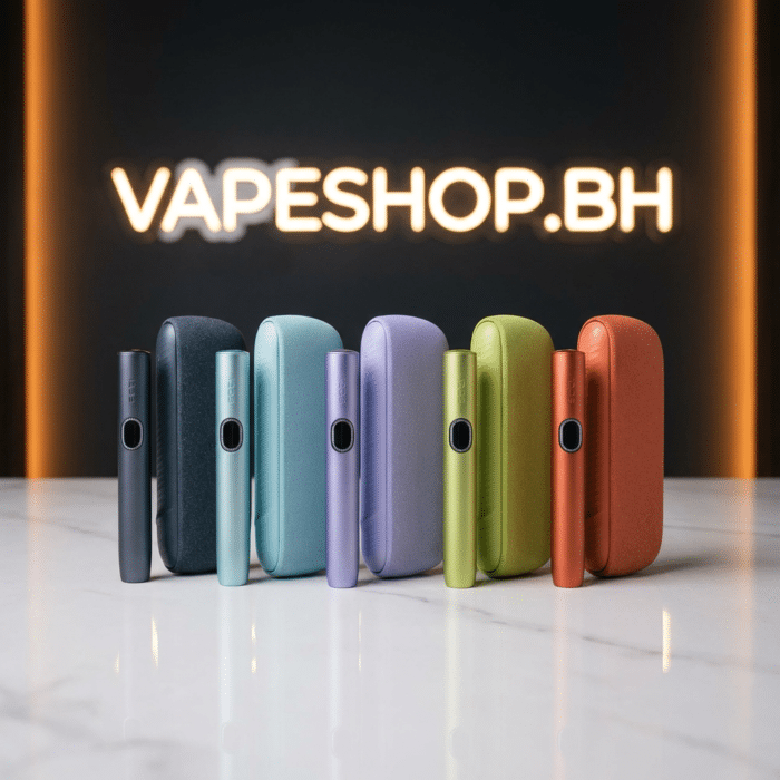 Iqos iluma i standard in navy glossy finish, lightweight 74g design with auto-start feature, perfect for bahrain on-the-go use.