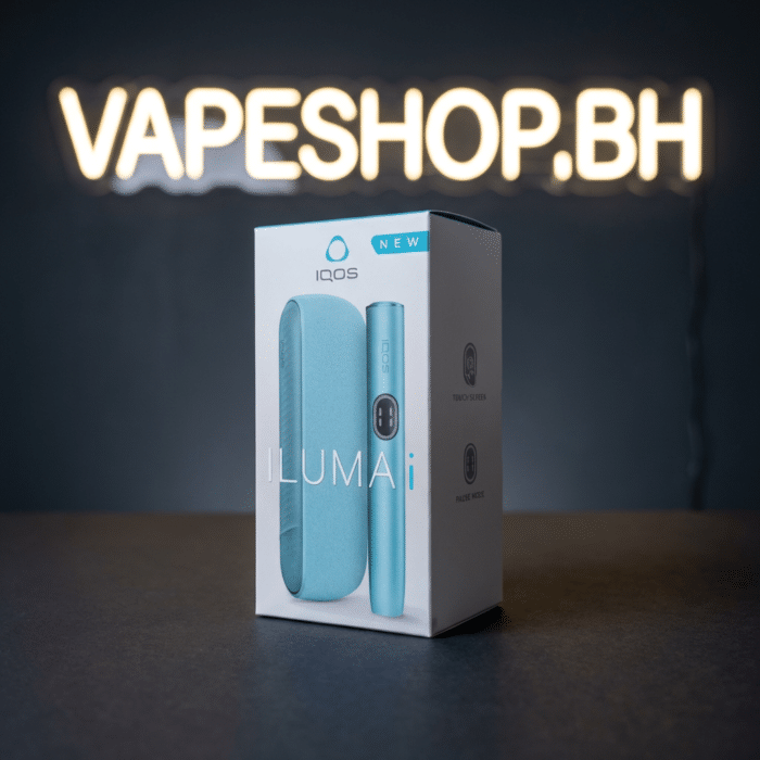 Iqos iluma i in pebble beige, bladeless smartcore induction heating, slim 112mm x 30mm dimensions for bahrain users.