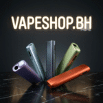 Blue IQOS ILUMA i side profile, LED indicators glowing, ideal Bahrain cigarette alternative.