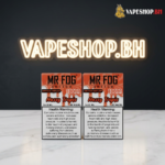 Compact Mr Fog 10k disposable in white with clear LED display and child lock feature, perfect Bahrain disposable.