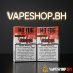 Stylish black Mr Fog 10k disposable vape displaying 10k puff counter on screen, Bahrain e-cig favorite.