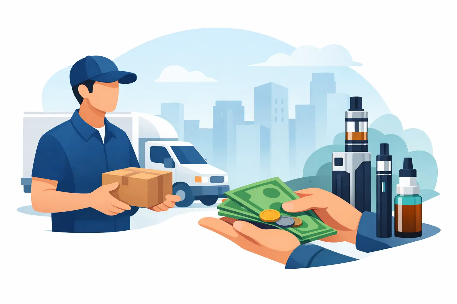 Can you pay cash on delivery for vapes?