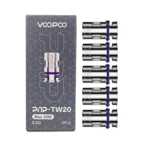 Voopoo PnP-TW20 Mesh Coil: Dense Flavor & Smooth Vapor at 40–55W