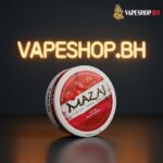 Mazaj Nicotine Pouches with pouches spilling slightly from tin, showing soft texture Bahrain