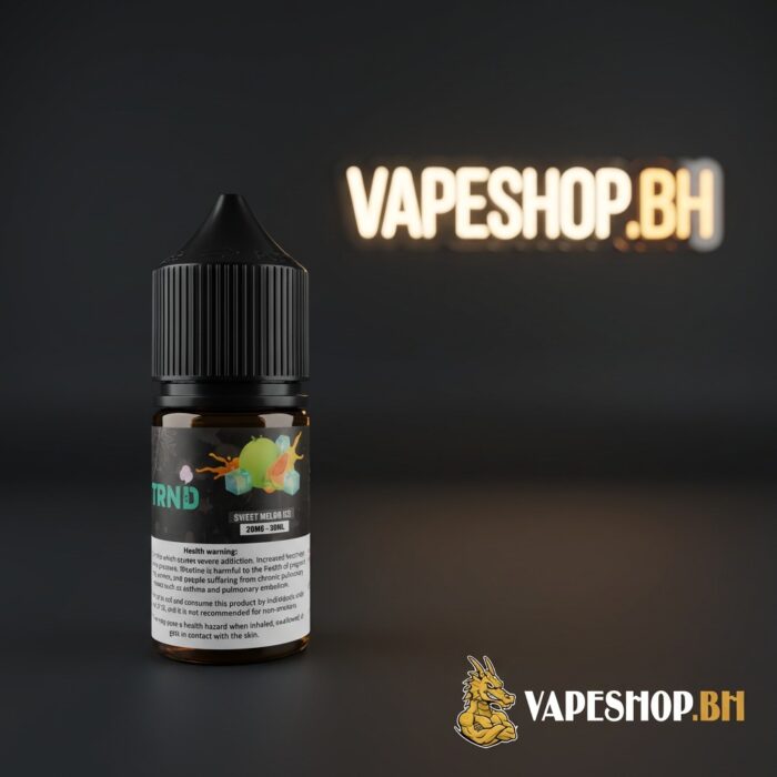 Trand e-liquids saltnic in clear bottle with bold graphics perfect for bahrain vape fans