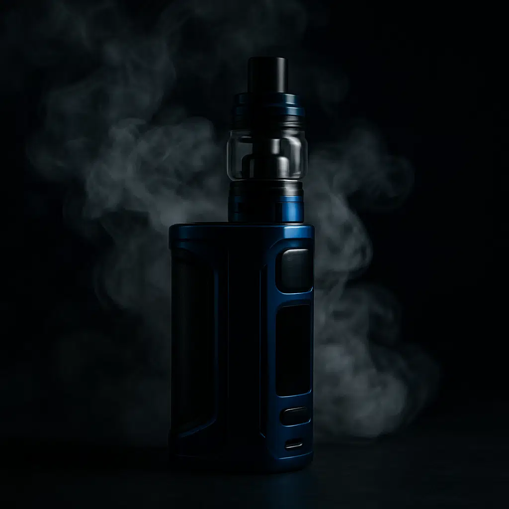 Bagera E-Liquids Freebase: The Ultimate Guide To Sub-Ohm Vaping In Bahrain 2 Sub-ohm vape mod and tank with vapor clouds in studio lighting