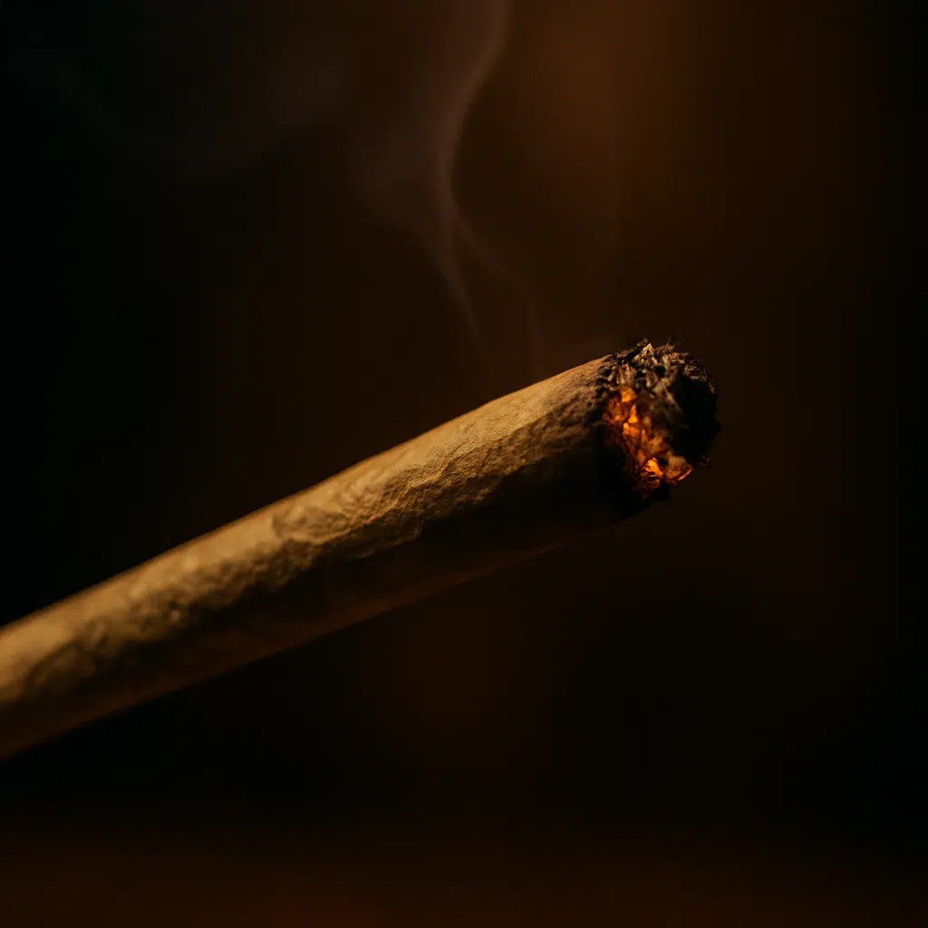 Bulldog Rolling Paper: The Amsterdam Icon For Slow-Burning, Even Combustion 2 Bulldog rolling paper inline image of slow even combustion in a hand-rolled cigarette