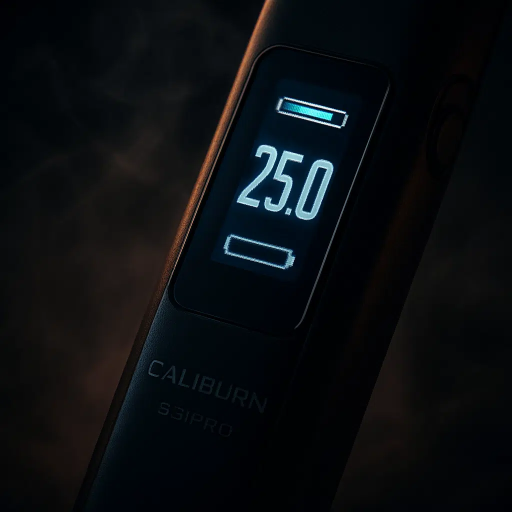 Caliburn G3 Koko Review: Pocket-Flat Pod Kit For Mtl Vapers In Bahrain 2 Caliburn g3 koko tft display screen detail with adjustable wattage controls