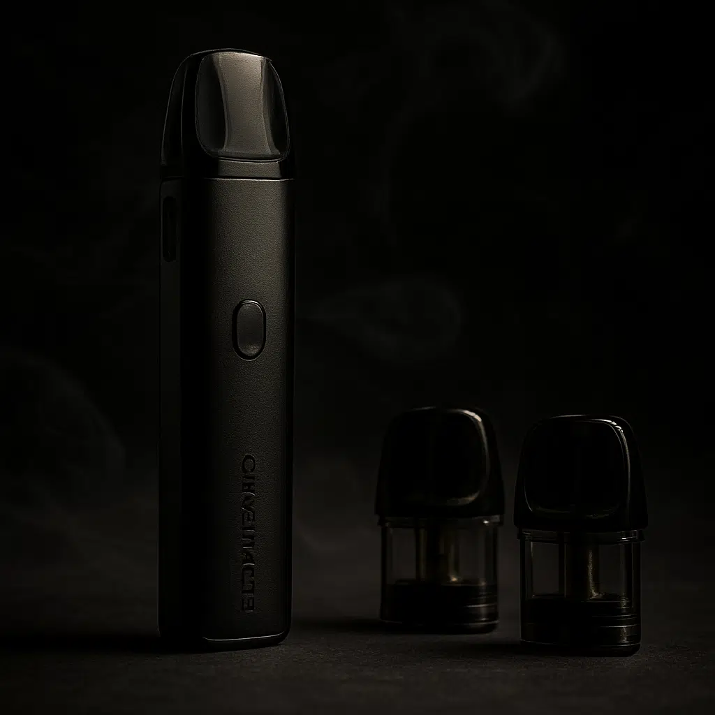 Caliburn G3 Koko Review: Pocket-Flat Pod Kit For Mtl Vapers In Bahrain 3 Caliburn g3 koko compact body with compatible mesh pod cartridges in studio lighting