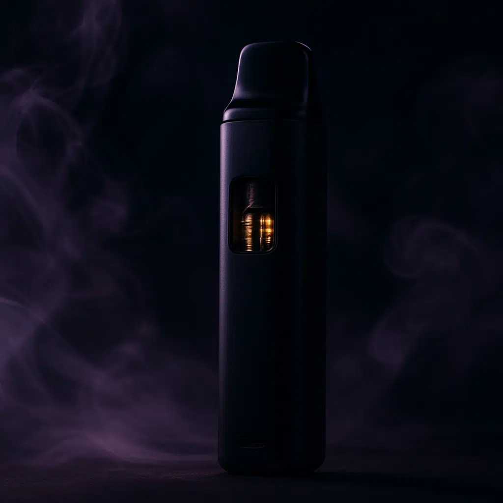 Elf Bar Vape In Bahrain: Complete Guide To Popular Disposables 3 Elf bar disposable vape featuring dual coils and rechargeable battery in moody lighting