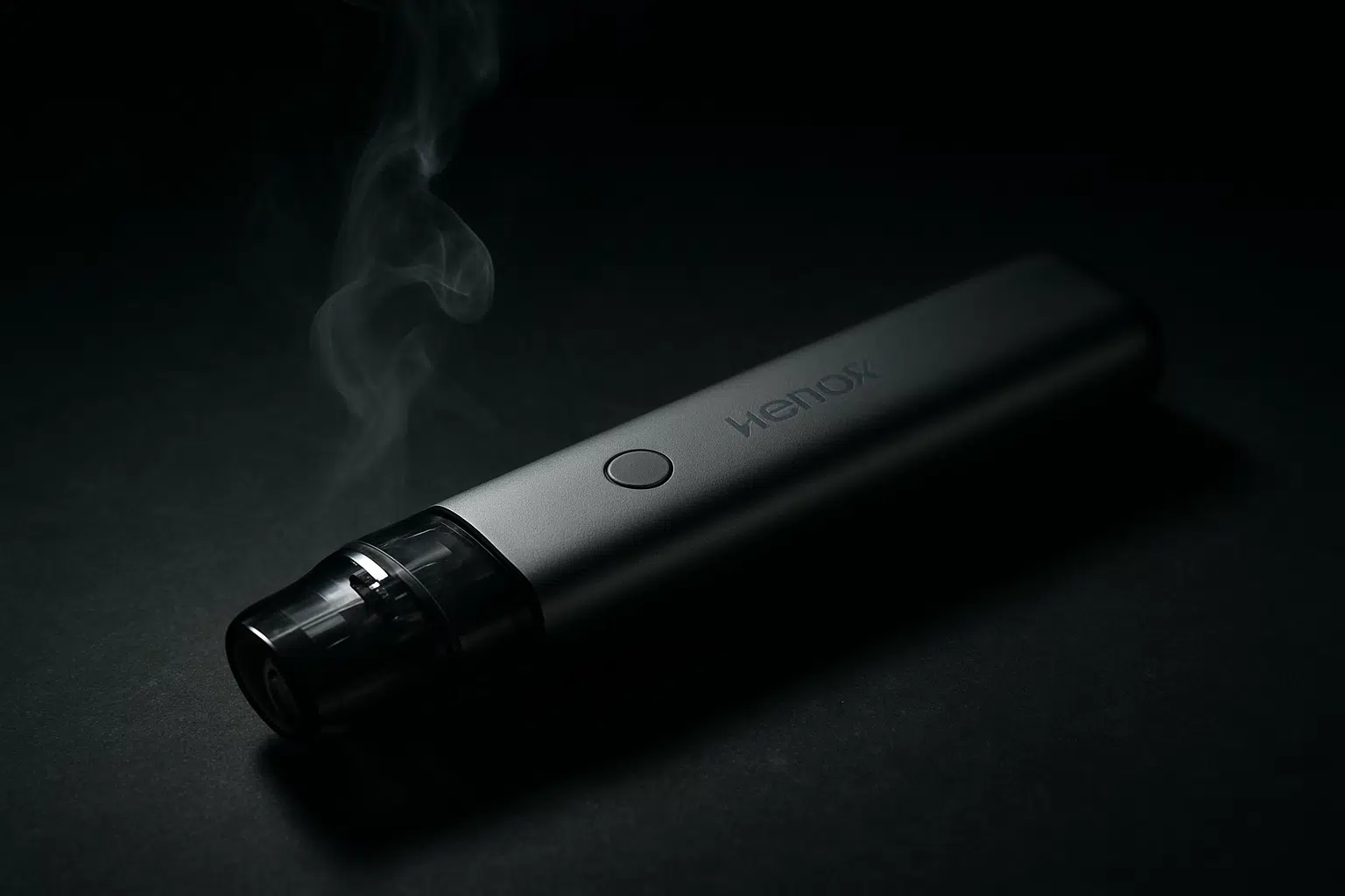 Geekvape wenax k1 cartridge pod system with vapor wisps, showcasing mtl design for consistent flavor