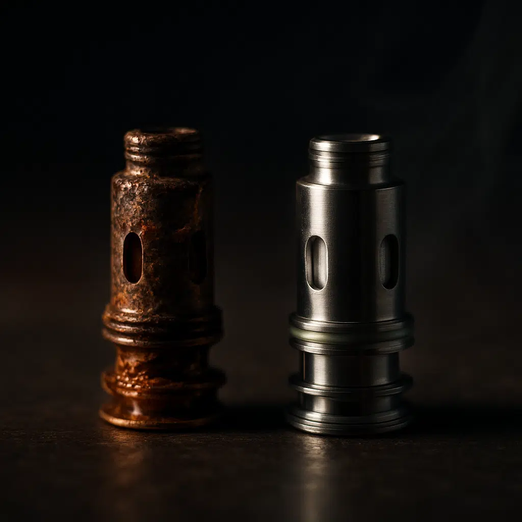 How Long Do Smok Novo 4 Coils Last? Complete Lifespan Guide 3 Comparison of fresh vs used smok novo 4 coil illustrating 1-2 week lifespan