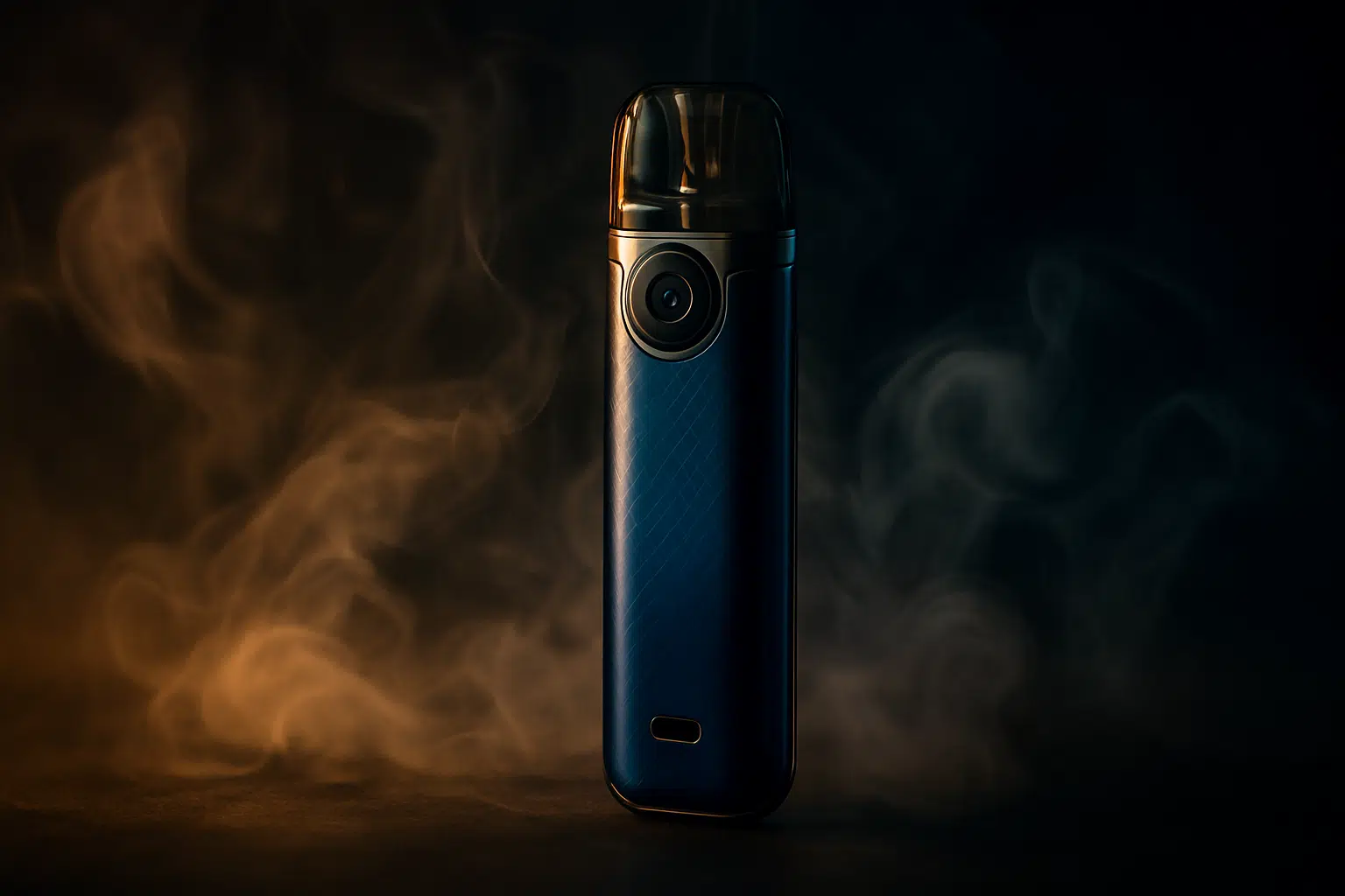 Smok novo 4 pod system with lp1 coil emitting vapor, hero image for coil lifespan guide