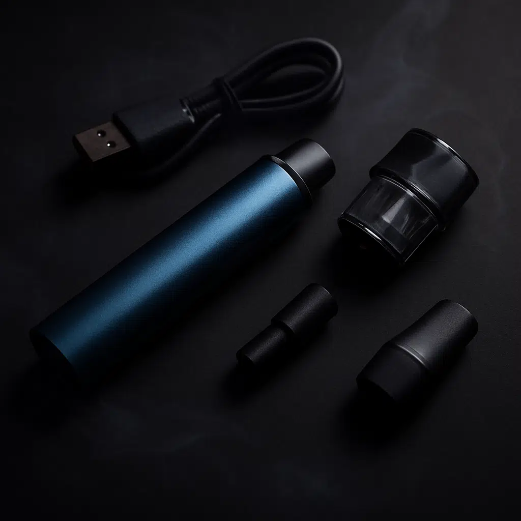 Kiwi Spark Kit Review: The Compact Mtl Pod Perfect For Bahrain Vapers 3 Kiwi spark kit complete starter kit components layout with charging cable