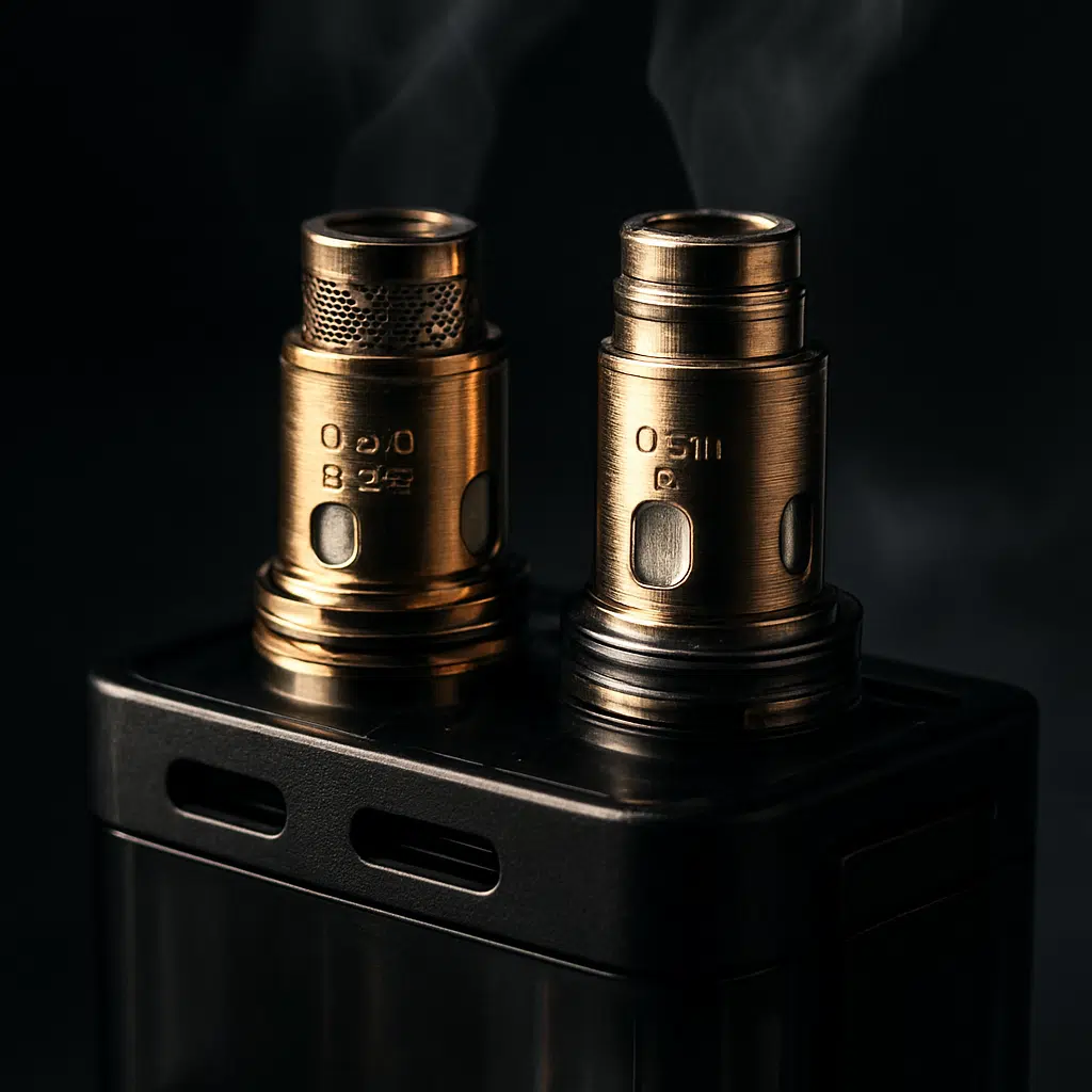 Lost Vape Orion Plus Review: The Ultimate Mtl &Amp; Dl Pod System 2 Lost vape orion plus replaceable coils (0. 25ohm and 0. 5ohm) in pod, emphasizing versatility for mtl and dl vaping.