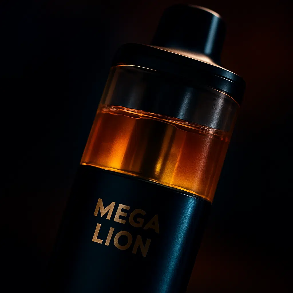 Mega Lion Disposable Vape Review: 4500 Puffs Of Consistent Flavor &Amp; Performance 2 Mega lion 12ml pre-filled e-liquid chamber in dramatic lighting