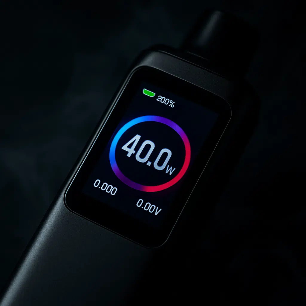 Oxva Xlim 3 Ultra: Premium Touchscreen Pod Kit Review 2 Oxva xlim 3 ultra 2. 2-inch touchscreen display with customizable ui close-up