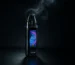 OXVA XLIM 3 Ultra pod kit hero image showcasing touchscreen and vapor in dramatic lighting