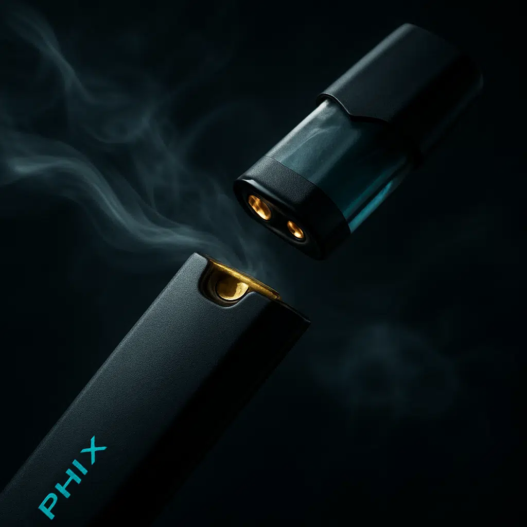 Phix Pods Review: Complete Guide To Ceramic Coil Pod Vaping In Bahrain 3 Phix pods inline image of magnetic pod connection and leak-resistant system for bahrain pod vaping