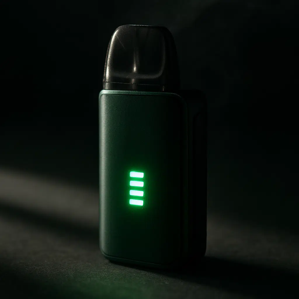 Single Coil Pod Vapes: The Complete Guide To Mtl Flavor And Battery Life 2 Inline image of single coil pod vape battery feature for extended life in mtl vaping