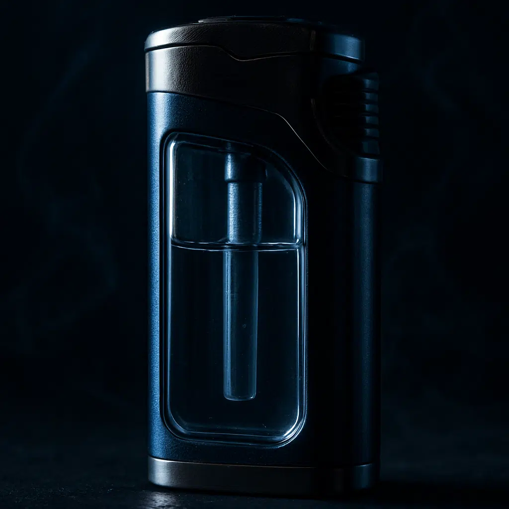 The Complete Guide To Choosing The Best Torch Lighter For Vaping In Bahrain 2 Inline image showing torch lighter fuel window for easy butane monitoring in bahrain vaping