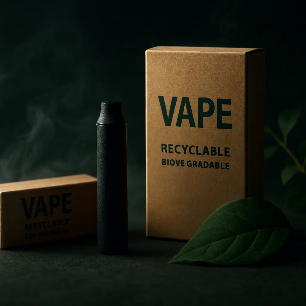 The Future Of The Vape Industry: 7 Game-Changing Trends Reshaping Vaping In 2026 And Beyond 4 Eco-friendly biodegradable vape packaging inline image highlighting sustainability trends in 2026 vaping