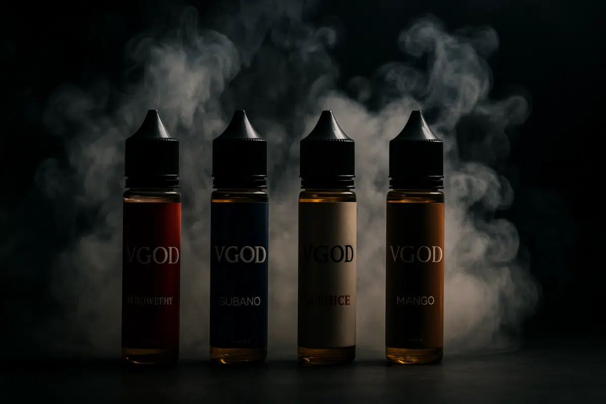 VGOD E-Liquids FreeBase premium cloud-chasing e-juice bottles with massive vapor clouds for sub-ohm vapers