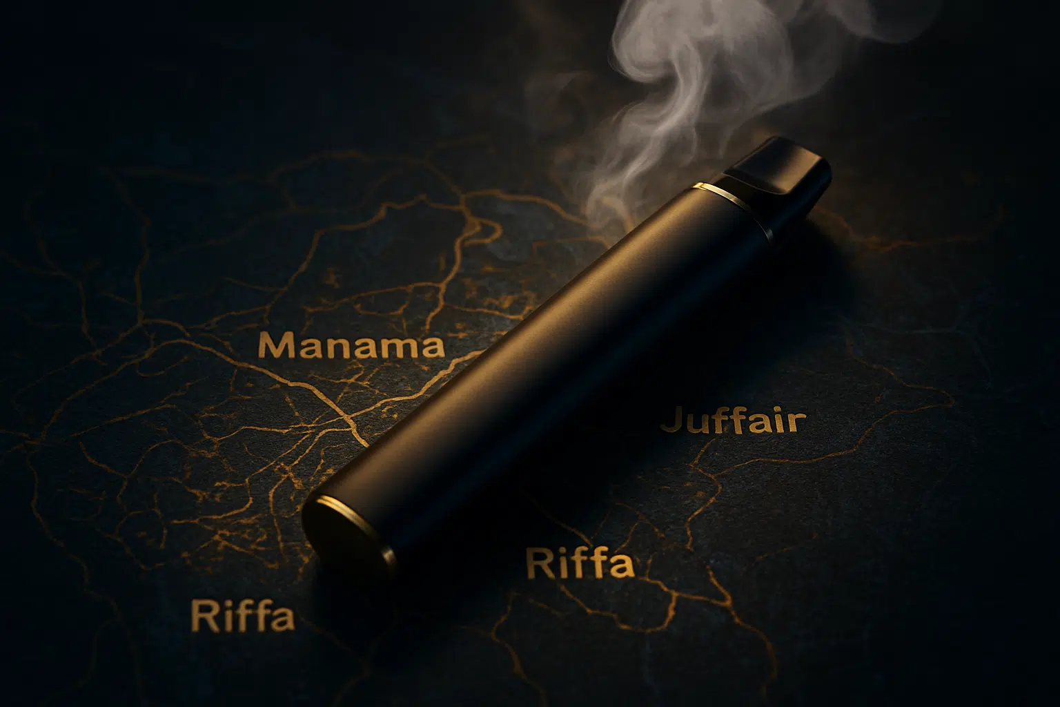 Vapeshop. Bh express 1-hour delivery map covering bahrain's top areas like manama and riffa