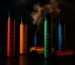 Elf Bar disposable vapes in Bahrain with dramatic vapor clouds - hero image